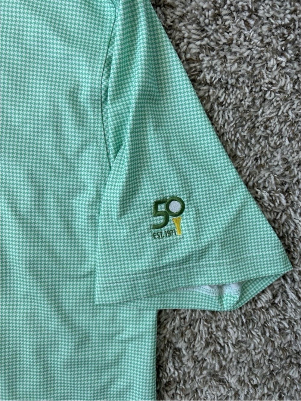 FootJoy x John Deere Classic 50th Anniversary Men's Green Golf Polo - Picture 3 of 8